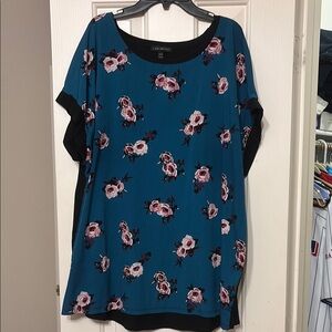 A New Day Blue Dolman Sleeve Blouse